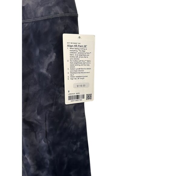 Lululemon Align HR Pant 28” Size 8 Diamond Dye Pitch Grey Graphite DDPG 04971 - Picture 5 of 7